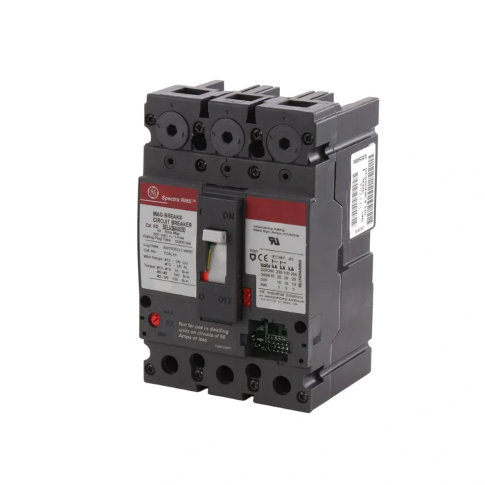 Breaker de Caja Moldeada Para Protección de Motor, 3x30A, SELA, Serie SPECTRA RMS, General Electric - Imagen 3