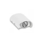 Lámpara Decorativa de Aplique Ojo de Lupa, 1 Faro, 2W, 3000K, Blanco, Stylish Design, Lucerna