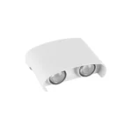 Lámpara Decorativa de Aplique Ojo de Lupa, 2 Faros, 4W, 3000K, Blanco, Stylish Design, Lucerna