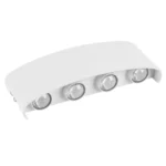 Lámpara Decorativa de Aplique Ojo de Lupa, 4 Faros, 8W, 3000K, Negro, Stylish Design, Lucerna