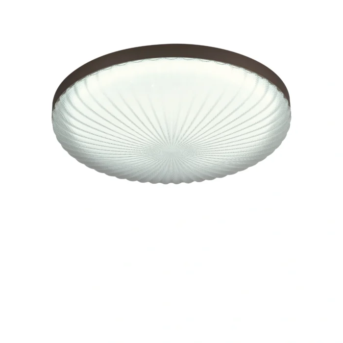 Lámpara Decorativa de Techo (Plafón), 3 Tonos, 36W, Negro, “Compostela” Serie Style, Lucerna - Imagen 2
