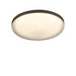 Lámpara Decorativa de Techo (Plafón), 3 Tonos, 36W, Negro, “Compostela” Serie Style, Lucerna