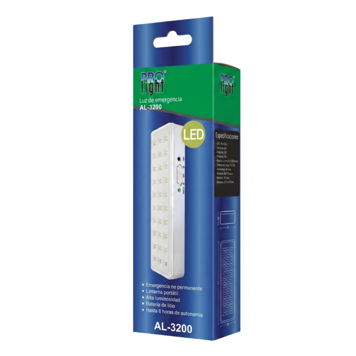 Lámpara de Emergencia LED 3W AL-3200 Pro Light - Imagen 4