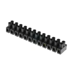 Regleta de Conexión Negra, 12 pares, 2,5 mm², 2A, KET