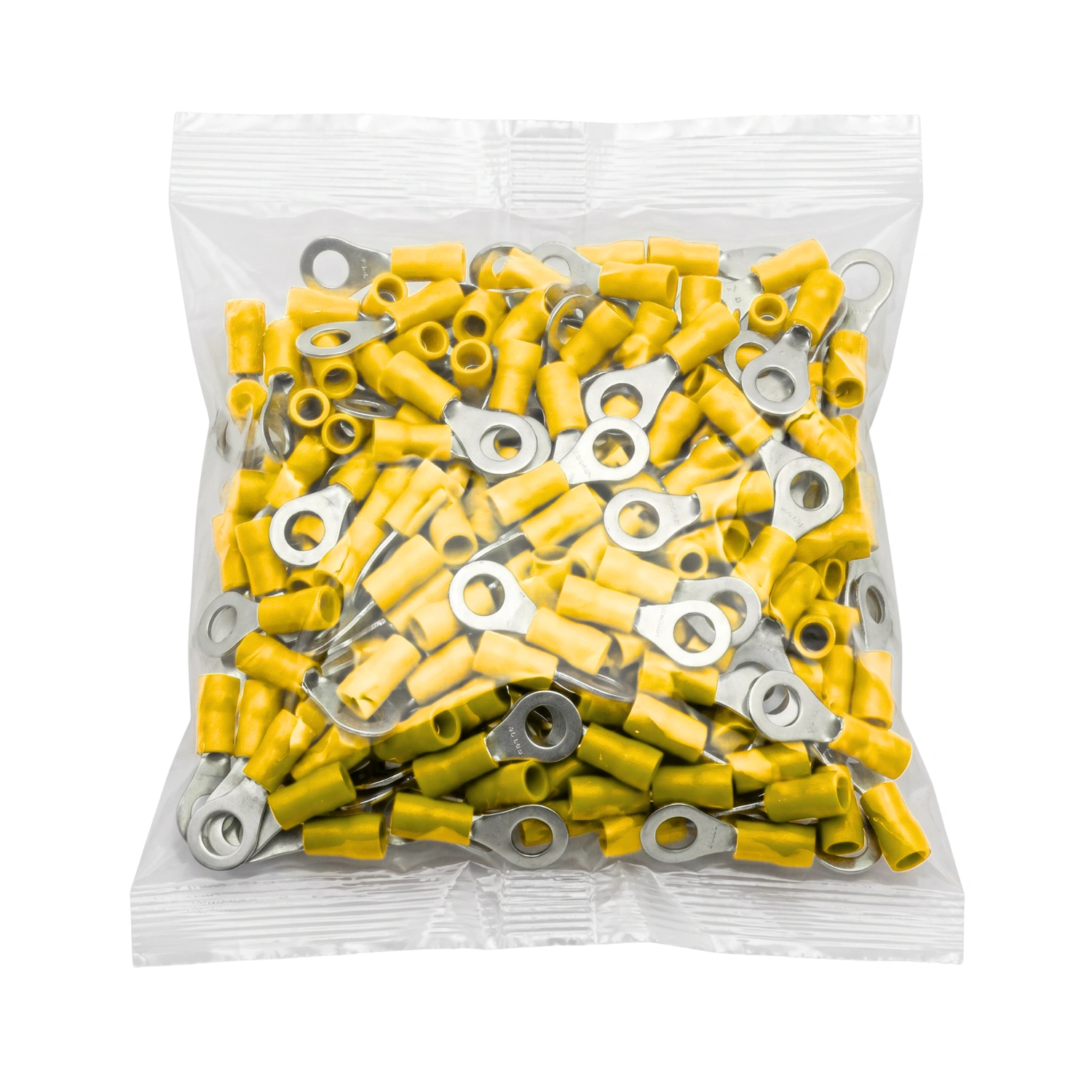 ElectriCaracas Terminal Anillo M10 (3_8) Amarillo AWG 12-10, Pack (100 unid.), Ket 01 Terminal Anillo M10 (3/8) Amarillo AWG 12-10, Pack (100 unid.), Ket - Imagen 1