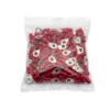 Terminal Anillo M4 (5/32) Rojo AWG 22-18, Pack (100 unid.), Ket