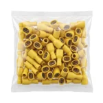 Terminal Hembra Aislada Amarillo AWG 12-10, Pack (100 unid.), Ket