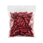 Terminal Hembra Aislada Rojo AWG 22-18, Pack (100 unid.), Ket