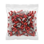 Terminal Hembra-Macho Rojo AWG 22-18, Pack (100 unid.), Ket