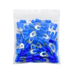 Terminal Horquilla M3.5 (1/8) Azul AWG 16-14, Pack (100 unid.), Ket