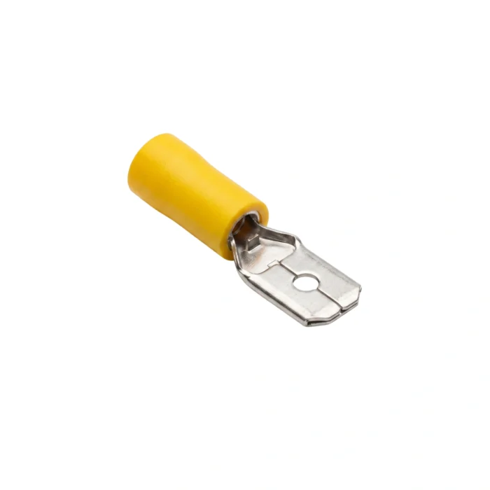 Terminal Macho Amarillo AWG 12-10, Pack (100 unid.), Ket - Imagen 2